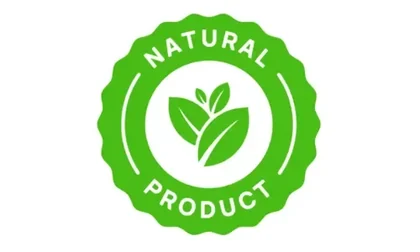 Non-GMO, vegan badge
